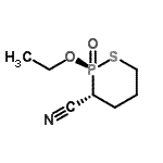 CAS#: 244076-29-7， (2R,3R)-2-Ethoxy-1,2-thiaphosphinane-3-carbonitrile 2-oxide