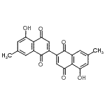 CAS#: 24456-79-9， 5,5'-Dihydroxy-7,7'-Dimethyl-2,2'-Binaphthalene-1,1',4,4'-Tetrone