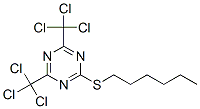 CAS 登录号：24481-71-8， 2-己基硫代-4,6-二(三氯甲基)-1,3,5-三嗪