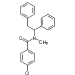 CAS#: 24498-89-3， 4-Chloro-N-(1,2-Diphenylethyl)-N-Methylbenzamide