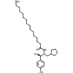 CAS#: 245329-77-5， N-[(1R,2R)-1-Hydroxy-1-(4-Hydroxyphenyl)-3-(1-Pyrrolidinyl)-2-Propanyl]Hexadecanamide