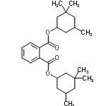 structure of CAS# 245652-82-8, Bis(3,3,5-Trimethylcyclohexyl) Phthalate;1,2-Benze<wbr>nedicarbo<wbr>xylic aci<wbr>d, bis (3<wbr>,3,5-trim<wbr>ethylcycl<wbr>ohexyl) e<wbr>ster;1,2-bis(3,3,5-trimethylcyclohexyl) benzene-1,2-dicarboxylate;Bis(cis-3,3,5-trimethylcyclohexyl) Phthalate