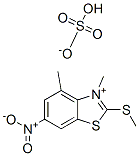 CAS#: 2458-05-1， Methyl 3-methyl-2-(methylthio)-6-nitrobenzothiazolium sulphate