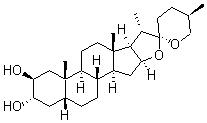 CAS#: 2460-96-0， (2beta,3alpha,5beta,25R)Spirostan-2,3-Diol