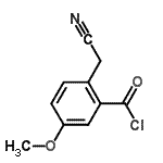 CAS#: 24634-11-5， 2-(Cyanomethyl)-5-Methoxybenzoyl Chloride