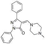 CAS#: 24665-76-7， 4-[(4-Methyl-1-Piperazinyl)Methylene]-1,3-Diphenyl-2-Pyrazolin-5-One