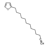 CAS#: 24708-33-6， 2-(12-Tridecyn-1-Yl)Furan