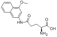 结构式 CAS# 24723-50-0, N-(4-甲氧基-2-萘基)-L-谷氨酰胺
