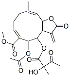 CAS#: 24728-11-8， 5-Acetoxy-2,3,3a,4,5,8,9,11alpha-Octahydro-4-(2-Hydroxy-2-Methyl-1,3-Dioxobutoxy)-10-Methyl-3-Methylene-2-Oxocyclodeca[b]Furan-6-Carboxylic Acid Methyl Ester
