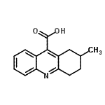 structure of CAS# 247571-77-3, 2-Methyl-1,2,3,4-Tetrahydro-9-Acridinecarboxylic Acid;1,2,3,4-Tetrahydro-2-methyl-9-acridinecarboxylic acid;2-methoxy<wbr>ethyl 4-c<wbr>hloro-5-m<wbr>ethyl-2-p<wbr>yridin-3-<wbr>ylthieno[<wbr>2,3-d]pyr<wbr>imidine-6<wbr>-carboxyl<wbr>ate;2-methyl-1,2,3,4-tetrahydro-9-acridinecarboxylic acid