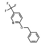 structure of CAS# 247573-71-3, 2-(Benzyloxy)-5-(Trifluoromethyl)Pyridine;2-(Benzyloxy)-5-(trifluoromethyl)pyridine