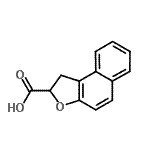 structure of CAS# 24758-31-4, 1,2-Dihydronaphtho[2,1-b]Furan-2-Carboxylic Acid;1,2-DIHYDRONAPHTHO[2,1-B]FURAN-2-CARBOXYLICACID;MFCD03001250
