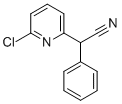 结构式 CAS# 24783-42-4, 2-(6-氯-2-吡啶基)-2-苯基乙腈