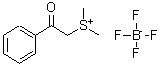structure of CAS# 24806-57-3, Dimethyl(2-Oxo-2-Phenylethyl)Sulfonium Tetrafluoroborate;2,3,6-Trifluorobenzeneboronic acid;Dimethylphenacylsulfonium tetrafluoroborate;Dimethylphenacylsulphonium tetrafluoroborate 98%
