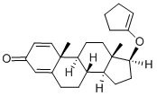 CAS#: 2487-63-0， (17b)-17-(1-Cyclopenten-1-yloxy)-Androsta-1,4-dien-3-one