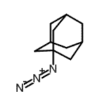 结构式 CAS# 24886-73-5, 1-叠氮基金刚烷