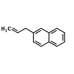 structure of CAS# 2489-87-4, 2-Allylnaphthalene;3-(2-Naphthyl)-1-propene