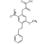 CAS#: 2495-79-6， 3-[4-(Benzyloxy)-5-Methoxy-2-Nitrophenyl]-2-Oxopropanoic Acid