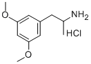structure of CAS# 24973-29-3, 3,5-Dimethoxy-alpha-Methylphenethylamine Hydrochloride;[2-(3,5-Dimethoxyphenyl)-1-Methyl-Ethyl]Amine Hydrochloride;3,5-Dimethoxy-Alpha-Methylphenethylamine Hydrochloride;3,5-Dimethoxyamphetamine Hydrochloride