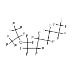 结构式 CAS# 25080-19-7, 1,1,2,2,3,3,4,4,5,5,6,6,7,7,8,8-十六氟-1-[(1,1,1,2,3,3,3-七氟-2-丙基)氧基]-8-碘辛烷