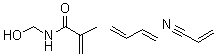 CAS#: 25135-82-4， N-(Hydroxymethyl)-2-Methyl-2-Propenamide Polymer With 1,3-Butadiene And 2-Propenenitrile