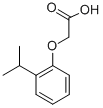 structure of CAS# 25141-58-6, (2-Isopropyl-Phenoxy)-Acetic Acid;2-(2-Isopropylphenoxy)Acetate;2-(2-Propan-2-Ylphenoxy)Ethanoate;Zinc01104505