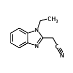 CAS#: 25184-09-2， (1-Ethyl-1H-Benzimidazol-2-Yl)Acetonitrile