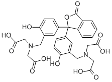 CAS#: 25296-54-2， Tetrasodium 2-[[5-[1-[3-[[bis(2-oxido-2-oxo-ethyl)amino]methyl]-4-hydroxy-phenyl]-3-oxo-2-benzofuran-1-yl]-2-hydroxy-phenyl]methyl-(2-oxido-2-oxo-ethyl)amino]ethanoate