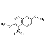 CAS#: 25315-00-8， 1-Iodo-2,6-Dimethoxy-5-Nitronaphthalene