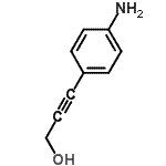 CAS#: 253167-82-7， 3-(4-Aminophenyl)-2-Propyn-1-Ol
