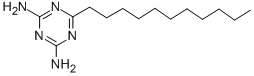 structure of CAS# 2533-34-8, 6-Undecyl-1,3,5-Triazine-2,4-Diamine;(4-Amino-6-Undecyl-S-Triazin-2-Yl)Amine;1,3,5-Triazine-2,4-Diamine, 6-Undecyl- (9Ci);2,4-Diamino-6-Undecyl-S-Triazine