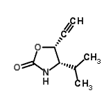 CAS#: 253676-25-4， (4S,5R)-5-Ethynyl-4-Isopropyl-1,3-Oxazolidin-2-One