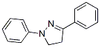 structure of CAS# 2538-52-5, 1,3-Di(Phenyl)-4,5-Dihydropyrazole;Zinc04142401;Mls000717825;Bas 00363868
