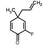 CAS#: 25414-32-8， 4-Allyl-2-Fluoro-4-Methyl-2,5-Cyclohexadien-1-One