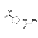 CAS#: 254883-94-8， (4S)-4-(Glycylamino)-D-Proline