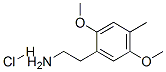 structure of CAS# 25505-65-1, 2,5-Dimethoxy-4-Methylphenethylamine Hydrochloride;2-(2,5-Dimethoxy-4-Methyl-Phenyl)Ethanamine Hydrochloride;2-(2,5-Dimethoxy-4-Methyl-Phenyl)Ethylamine Hydrochloride;2,5-Dimethoxy-4-Methylphenethylamine Hydrochloride
