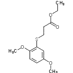 CAS#: 255377-87-8， Ethyl 3-[(2,5-Dimethoxyphenyl)Sulfanyl]Propanoate