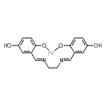structure of CAS# 255379-99-8, [2,2'-{1,2-Ethanediylbis[Nitrilo(E)Methylylidene]}Di(1,4-Benzenediolato-kappao<Sup>1</Sup>)(2-)]Iron;N,N'-Bis(5-hydroxysalicylidene)ethylenediamine Iron(II)