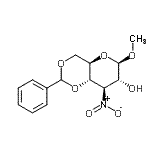 CAS#: 25541-57-5， Methyl 4,6-O-Benzylidene-3-Deoxy-3-Nitro-beta-D-Glucopyranoside
