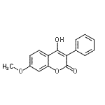 CAS#: 2555-24-0， 4-Hydroxy-7-Methoxy-3-Phenyl-2H-Chromen-2-One