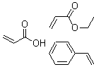 CAS#: 25585-77-7， 2-Propenoic acid polymer with ethenylbenzene and ethyl 2-propenoate