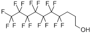 structure of CAS# 25600-66-2, 4,4,5,5,6,6,7,7,8,8,9,9,10,10,10-Pentadecafluoro-1-Decanol
