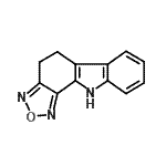 structure of CAS# 256348-46-6, 5,10-Dihydro-4H-[1,2,5]Oxadiazolo[3,4-a]Carbazole;4,5,10-trihydro-1,2,5-oxadiazolo[3,4-a]4aH-carbazole;5,10-Dihydro-4H-1,2,5-oxadiazolo[3 4-a]carbazole