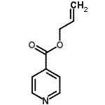 structure of CAS# 25635-24-9, Allyl Isonicotinate;Allyl isonicotinate #;ISONICOTINICACIDALLYLESTER
