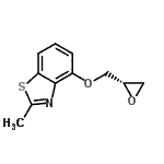 CAS 登录号：256373-26-9， 2-甲基-4-[(2S)-2-环氧乙烷基甲氧基]-1,3-苯并噻唑