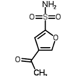 CAS#: 256373-95-2， 4-Acetyl-2-Furansulfonamide