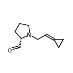 CAS#: 256451-58-8， (2S)-1-(2-Cyclopropylideneethyl)-2-Pyrrolidinecarbaldehyde