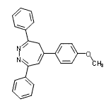CAS#: 25649-72-3， 5-(4-Methoxyphenyl)-3,7-Diphenyl-4H-1,2-Diazepine