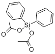 structure of CAS# 2565-07-3, (Acetyloxy-Di(Phenyl)Silyl) Acetate;(Acetoxy-Di(Phenyl)Silyl) Acetate;Acetic Acid (Acetoxy-Di(Phenyl)Silyl) Ester;(Acetyloxy-Di(Phenyl)Silyl) Ethanoate