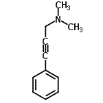 CAS 登录号：2568-65-2， N,N-二甲基-3-苯基-2-丙炔-1-胺